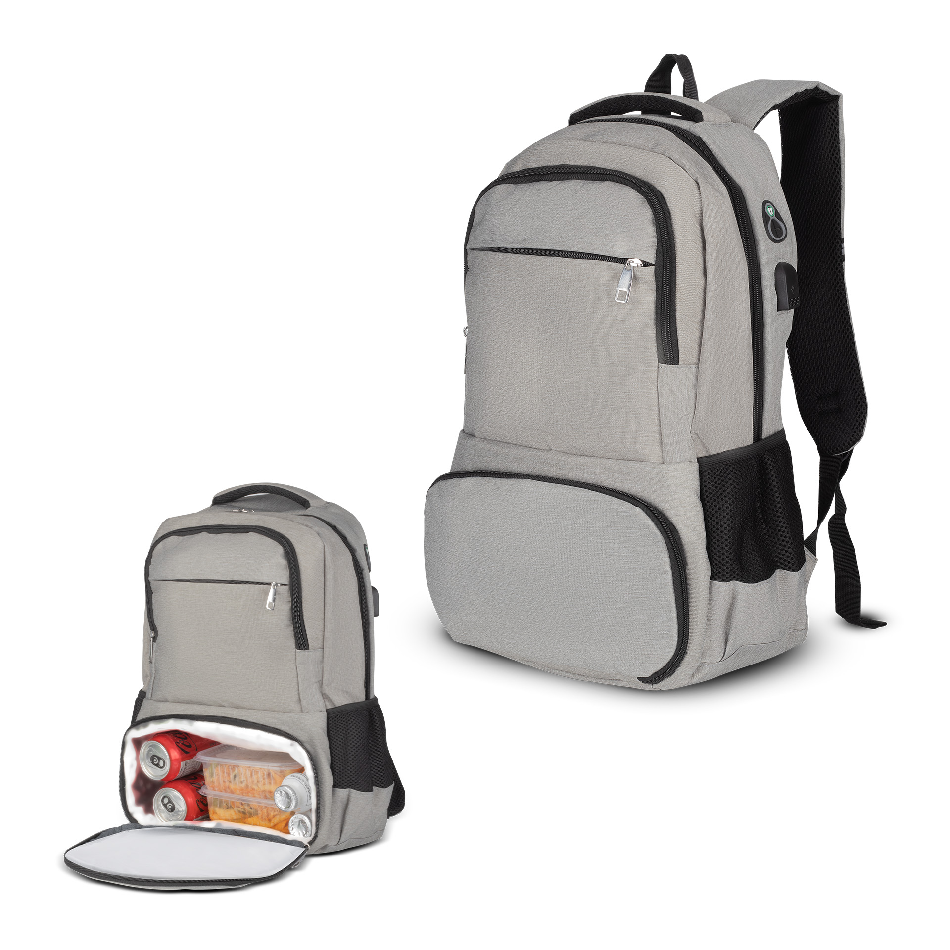 Mochila p/ notebook com Bolsa Térmica